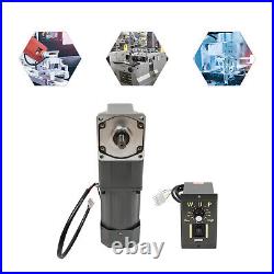 110VAC Electric Gear Motor & Variable Speed Reduction Controller 130 45rpm 120W