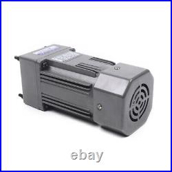 110V 120W AC Gear Motor Electric + Variable Speed Reduction Controller 0-450RPM