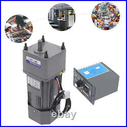 110V 120W AC gear motor electric+variable speed reduction controller 130 45RPM