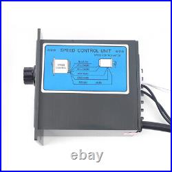 110V 120W Gear Motor Electric+Variable Speed Reduction Controller 135 RPM 110