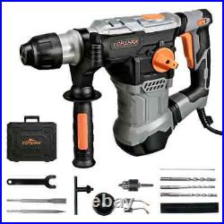 110V 1500W 6J 12Ibs. Portable Electric Rotary Hammer Impact Drill Variable Speed