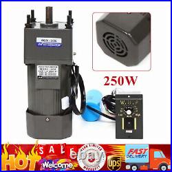 110V 250W AC Gear Reduction Motor Electric + Variable Speed Control Reversible