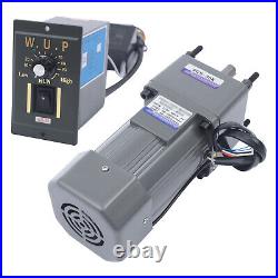 110V 45RPM Gear Motor Electric Variable Speed Controller Torque Knob Motor 200W