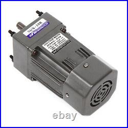110V 60W AC Gear Motor Electric Variable Speed Reduction Controller 135 RPM 110