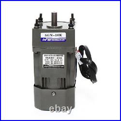 110V 60W AC Gear Motor Electric+Variable Speed Reduction Controller 135 RPM 110