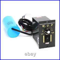 110V AC Gear Motor Electric Variable Speed Reduction Controller 250W 135RPM