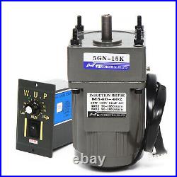 110V Electric Gear Motor+Variable Speed Reducer Controller 0-90 RPM Large Torque