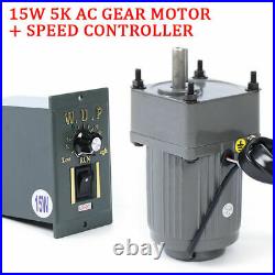 110V gear motor electric variable speed Adjustable controller Motion Control USA