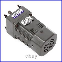110 AC Gear Motor Electric Variable WithSpeed Controller Single Phase 60W 110V US