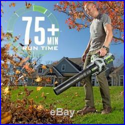 110 MPH 530 CFM Variable-Speed Turbo 56-V Lithium-ion Cordless Electric Blower