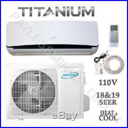12,000 BTU 18 SEER Ductless Mini Split AirCon Conditioner Heat pump