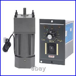 130 0-45RPM Gear Motor Electric+Variable Speed Reduction Controller 120W AC110V