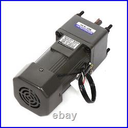 135RPM 110 250W AC Gear Motor Electric+Variable Speed Reduction Controller NEW