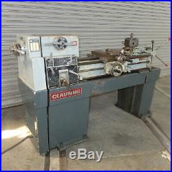 13 x 36 Clausing Variable Speed lathe, Model 1301, Bed Turret