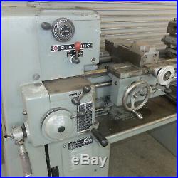 15 x 24 Clausing Variable Speed Turret lathe, Model 6950, Power Turret