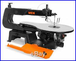 16 Inch Variable Speed Scroll Saw with Easy Access Blade Changes Side Panel 3922