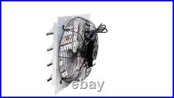 16 in. Electric Power Exhaust Fan Mount Variable Speed 1100 CFM with Auto-Shutters