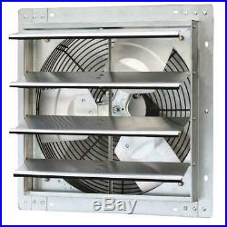 16 in. Shutter Exhaust Fan Variable Speed 1280 CFM Power Ventilation Cooling