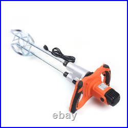 1800W Electric Mixer Dual Paddle Variable Speed Dual Paddle Mortar Grout