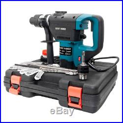 1-1/2 SDS Electric Rotary Hammer Drill Plus Demolition Variable Speed with Case