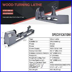 1/2 HP 14 x 40 Variable Speed Benchtop Woodturning Lathe Electric Wood Lathe
