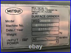 2005 MITSUI 6 x 18 MSG-205MH SURFACE GRINDER SONY DRO WALKER CHUCK OKAMOTO