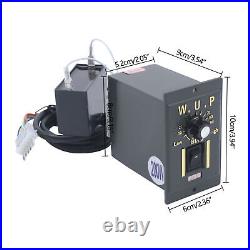 200W 110V AC Gear Motor Electric Variable with Speed Controller Single-phase 20K