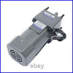 200W 110V Gear Motor Electric Variable Speed Controller Torque 30k 45RPM 36.1 Nm