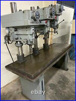 20 Clausing 3 Spindle Drill Press LowithHigh Variable Speeds 150-2000 rpm