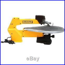 20 inch Variable-Speed Scroll Saw Unique Arm Design Specialty Saw Yellow