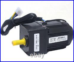 220V 15W AC Gear Variable Speed Motor Electric Motor Controller 110 125RPM
