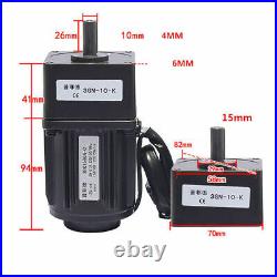220V 25W AC Gear Motor Electric Variable Speed Controller Strong 4.2-415 RPM/Min