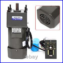 250W AC Gear Reduction Motor Electric and Variable Speed Control Reversible 110V