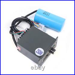 250W AC UPS Gear Motor Electric Variable Speed Reduction Controller 15 270 RPM