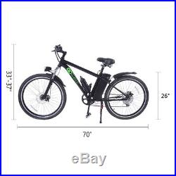 26250W 36V Electric Mountain Bicycle Variable Speed Lithium Battery Cup Holder