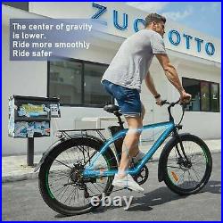 26 Variable Speed Electric Bike Electric Mountain Bicycle Disc Brak City Ebike^