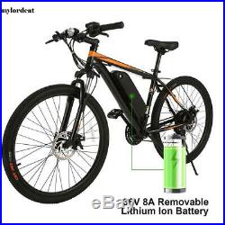 26 inch 350W Variable Speed Electric Mountain Bicycle Aluminum Alloy Disc