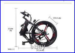 26 inch folding electric mountain bike 48V variable speed smart GPS APP ebike
