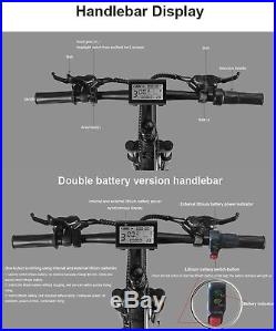 26 inch folding electric mountain bike 48V variable speed smart GPS APP ebike