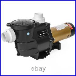 2HP 5850GPH In-Ground Swimming Pool Pump Variable 2-Speed with Strainer UL 230v