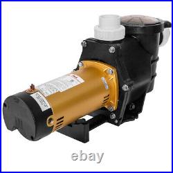 2HP 5850GPH In-Ground Swimming Pool Pump Variable 2-Speed with Strainer UL 230v