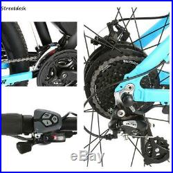 350W 27.5'' Variable Speed Electric Mountain Bicycle Aluminum Alloy Frame Disc