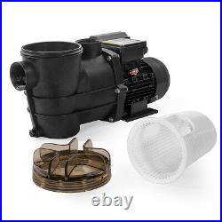 3/4 HP High Flo Above Ground Swimming Pool Pump with Strainer Filter Basket