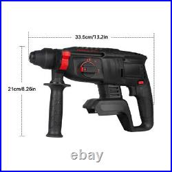 3/8Cordless Rotary Hammer Drill SDS-Plus 1200W Electric Power with Battery & Bits