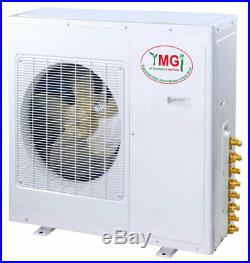 48000 BTU QUAD Zone Ductless Mini Split Air Conditioner 9000 x 2 + 12000 + 18000
