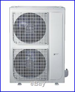 4 TON Ductless Mini Split Air Conditioner, Heat Pump Ceiling Cassette, 48000 BTU