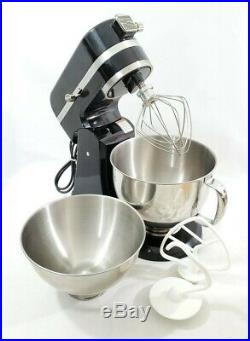 5QT KENMORE 400W ELITE Black VARIABLE SPEED STAND MIXER ATTACHMENTS MODEL 89008