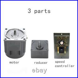 5/10/20K 90W Electric AC Gear Motor + Variable Speed Reduction Controller Set