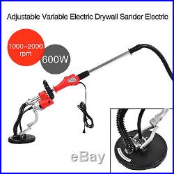 600W Drywall Sander Electric Adjustable Variable Speed Drywall Sanding Pad Red