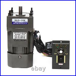 60W 110V 135 RPM 110 AC Gear Motor Electric+Variable Speed Reduction Controller